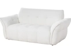 Sofa 2 personers HALBA Boucle Hvid