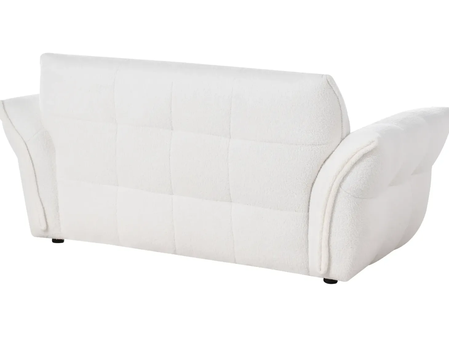 Sofa 2 personers HALBA Boucle Hvid