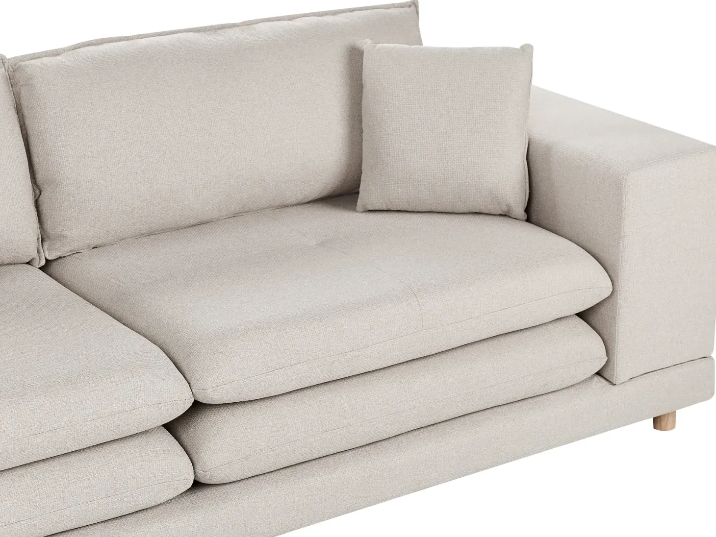 Sofa 2 personers HEDEN Beige med pude