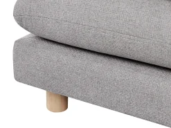 Sofa 2 personers HEDEN Grå med fodskammel