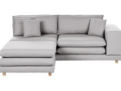Sofa 2 personers HEDEN Grå med fodskammel