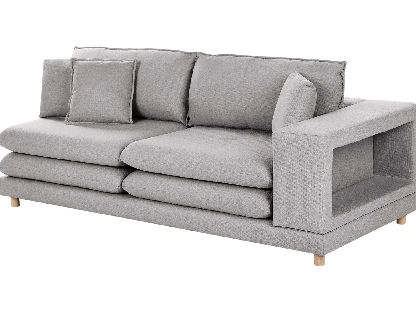 Sofa 2 personers HEDEN Grå med pude