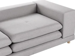 Sofa 2 personers HEDEN Grå med pude