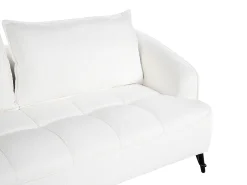 Sofa 3 personers HOBRO Boucle Hvid