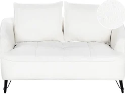 Sofa 2 personers HOBRO Boucle Hvid