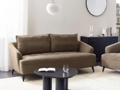Sofa 3 personers HOBRO Lysebrun
