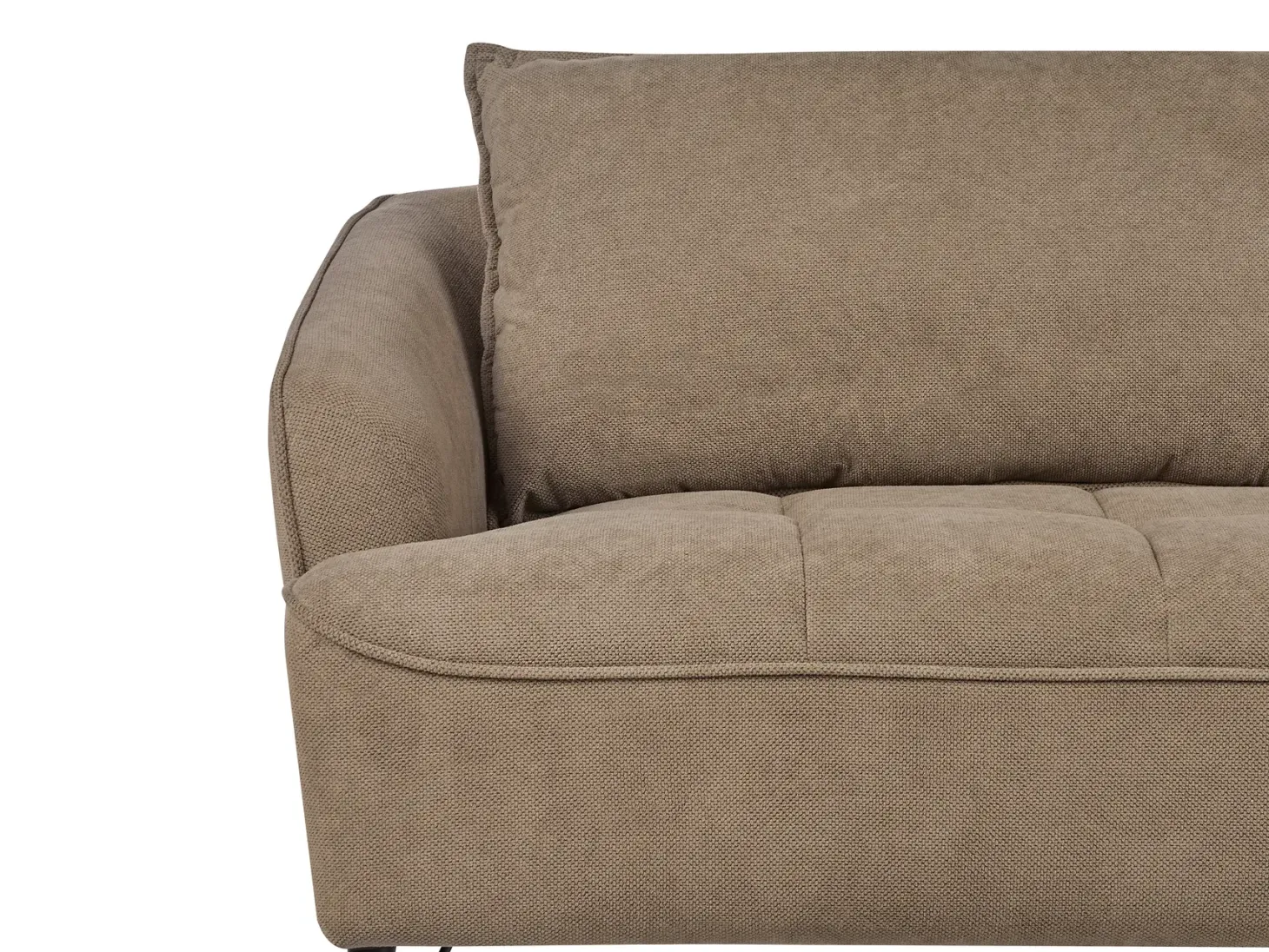 Sofa 3 personers HOBRO Lysebrun