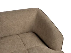 Sofa 2 personers HOBRO Lysebrun
