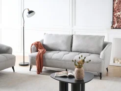 Sofa 3 personers HOBRO Lysegrå