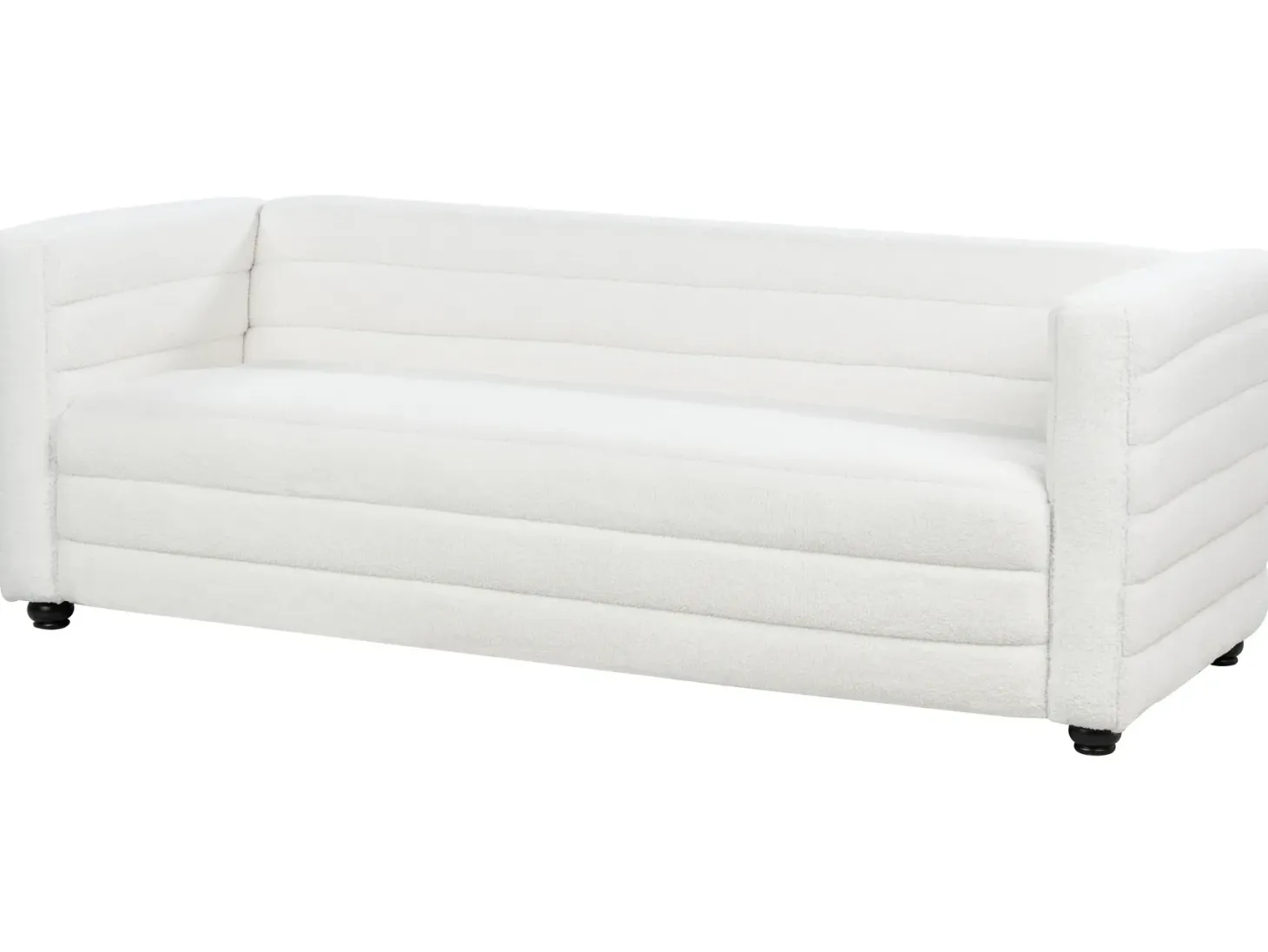 Sofa 3 personers HOFN Boucle Cremehvid