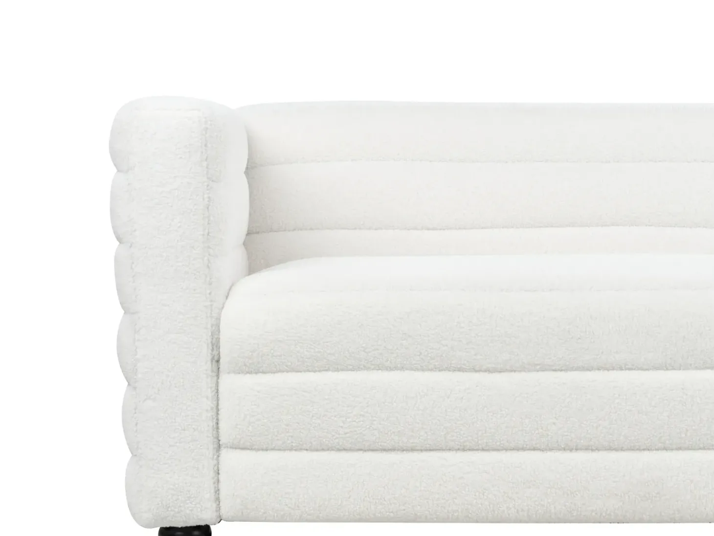 Sofa 3 personers HOFN Boucle Cremehvid