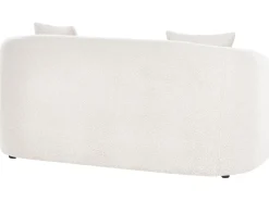 Sofa 2 personers HUSBY Boucle Cremehvid