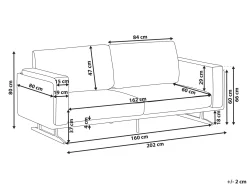 Sofa 3 personers IDRE Hvid