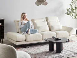 Sofa 3 personers IKAST Cremehvid