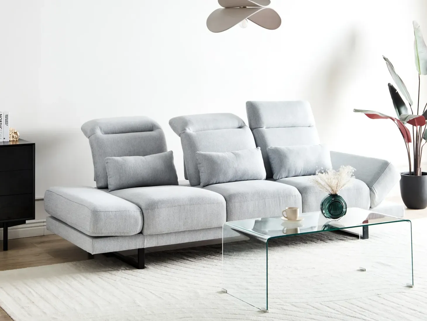 Sofa 3 personers IKAST Lysegrå