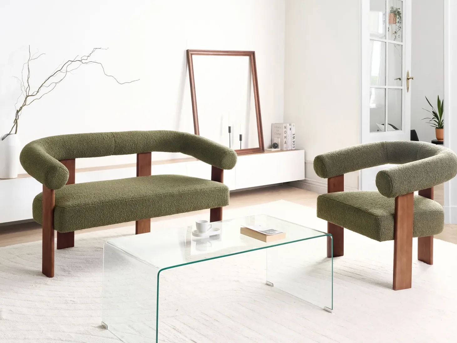 Sofa 2 personers ILBRO Boucle
