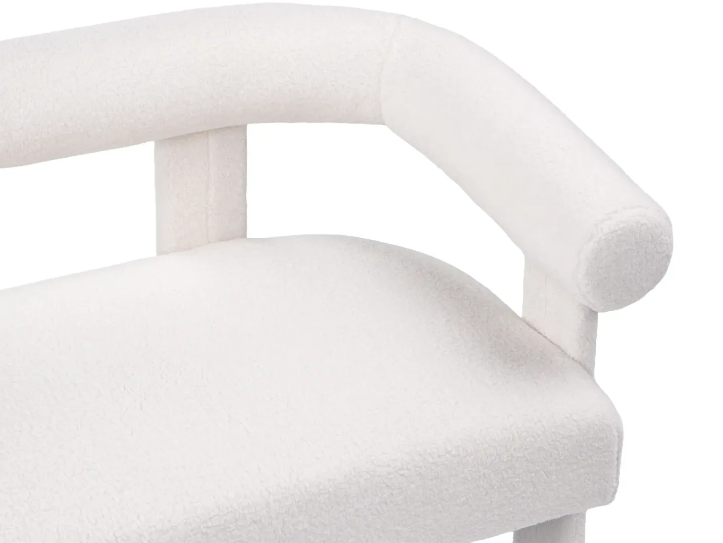 Sofa 2 personers ILBRO Boucle Cremehvid
