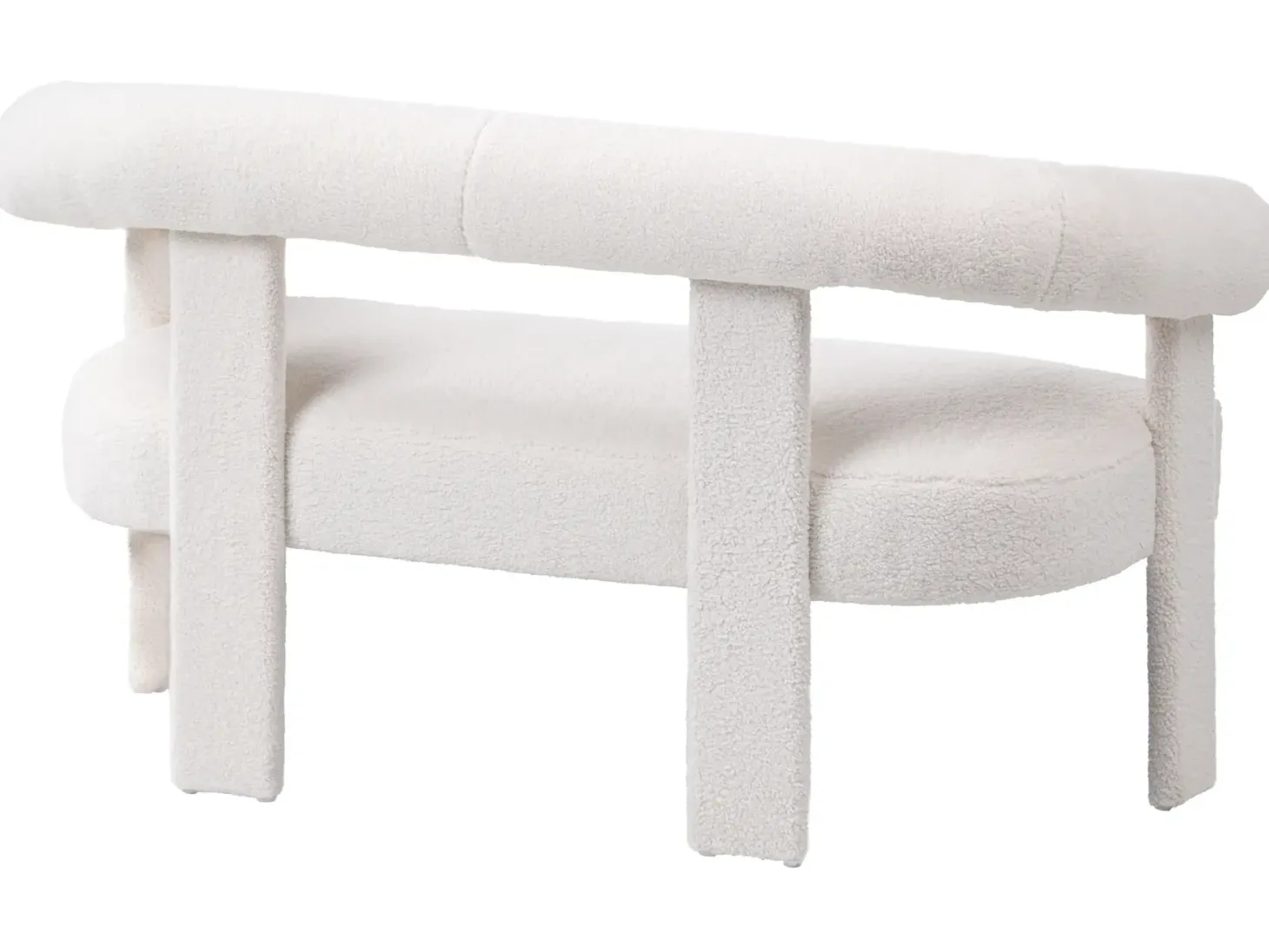 Sofa 2 personers ILBRO Boucle Cremehvid