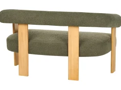 Sofa 2 personers ILBRO Boucle Grøn/ Lysebrun