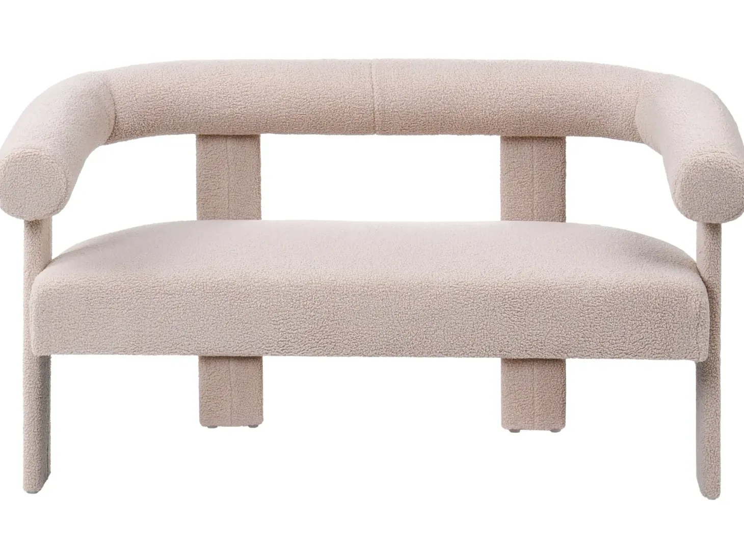 Sofa 2 personers ILBRO Boucle Lys Beige