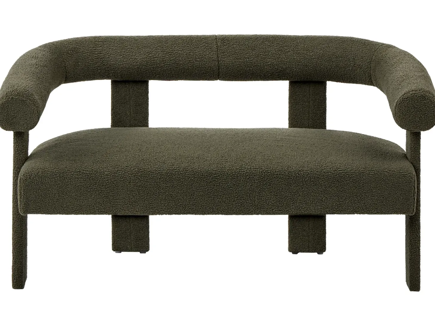 Sofa 2 personers ILBRO Boucle Mørkegrøn