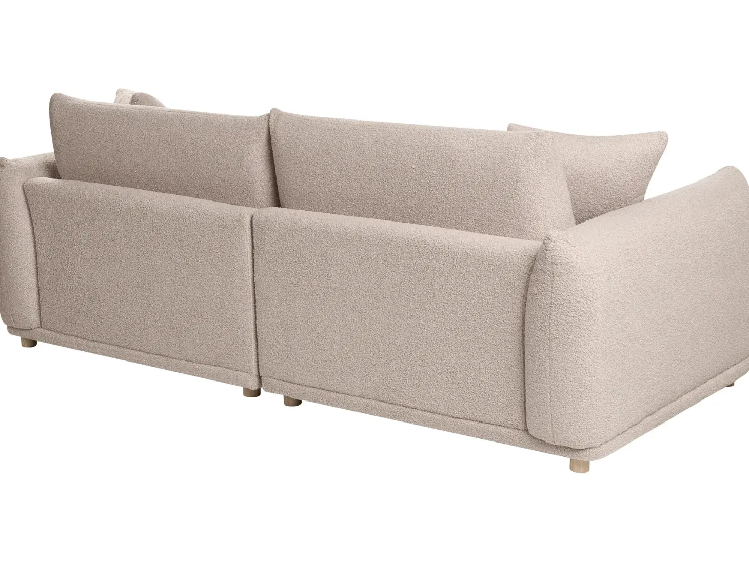 Sofa 3 personers JUBEK Boucle Beige
