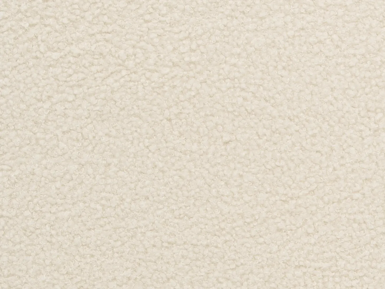Sofa 3 personers JUBEK Boucle Cremehvid