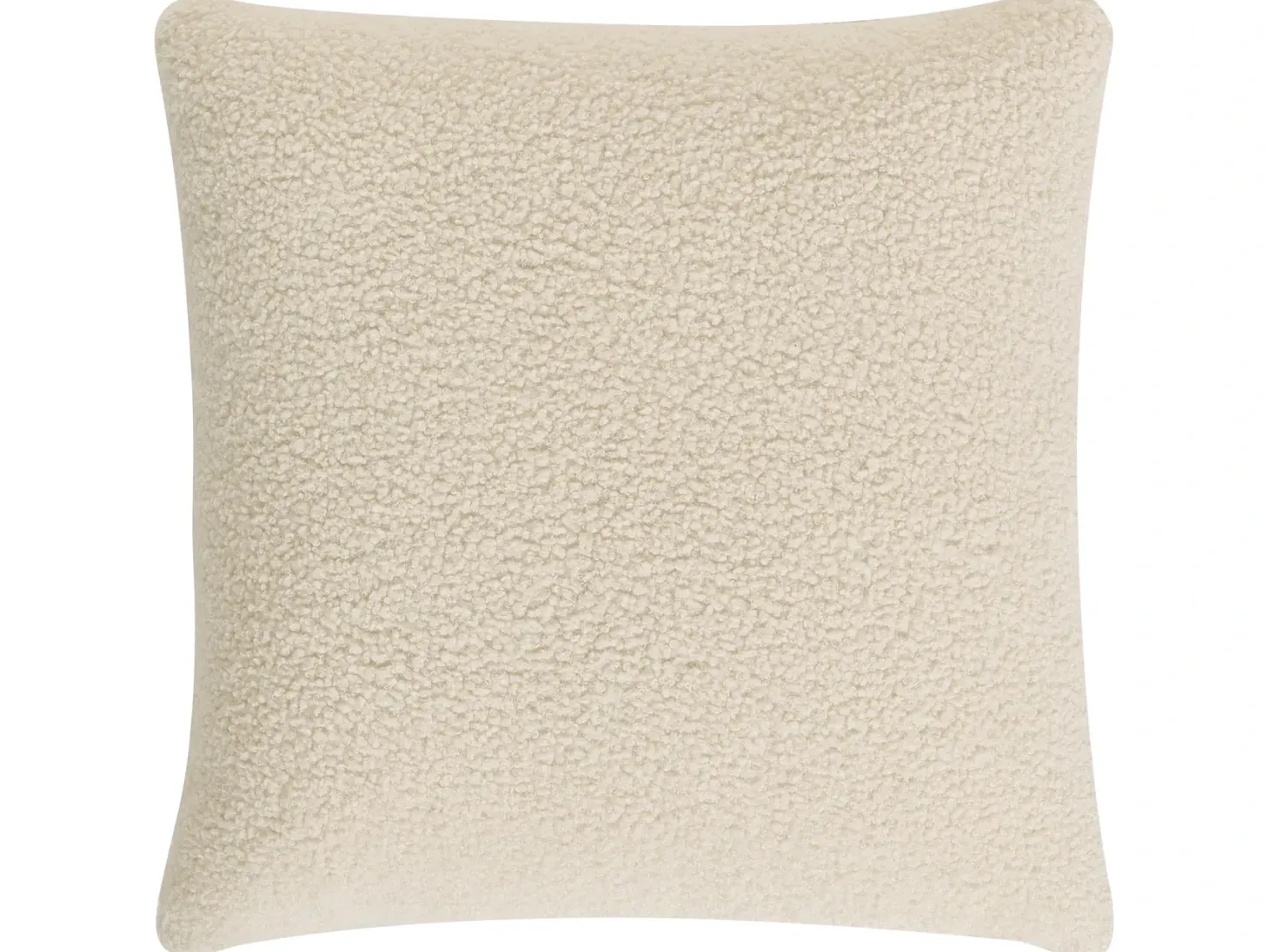 Sofa 3 personers JUBEK Boucle Cremehvid