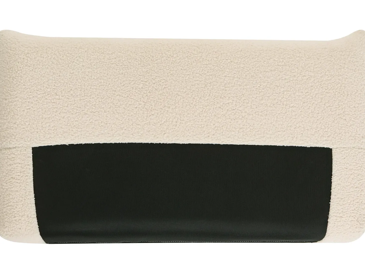 Sofa 3 personers JUBEK Boucle Cremehvid