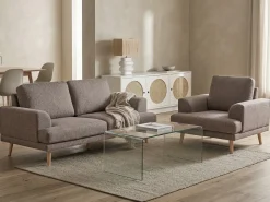 Sofa 3 personers KILDAL Brun