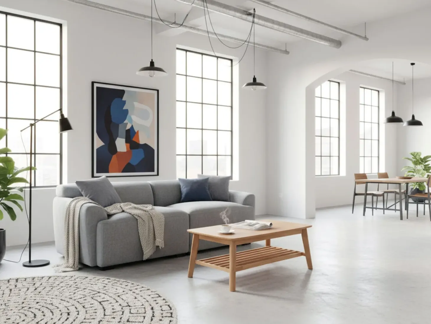 Sofa 3 personers KORIO Grå