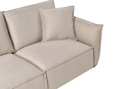 Sofa 3 personers KUNES Brungrå