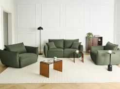 Sofa 3 personers KUNES Grøn