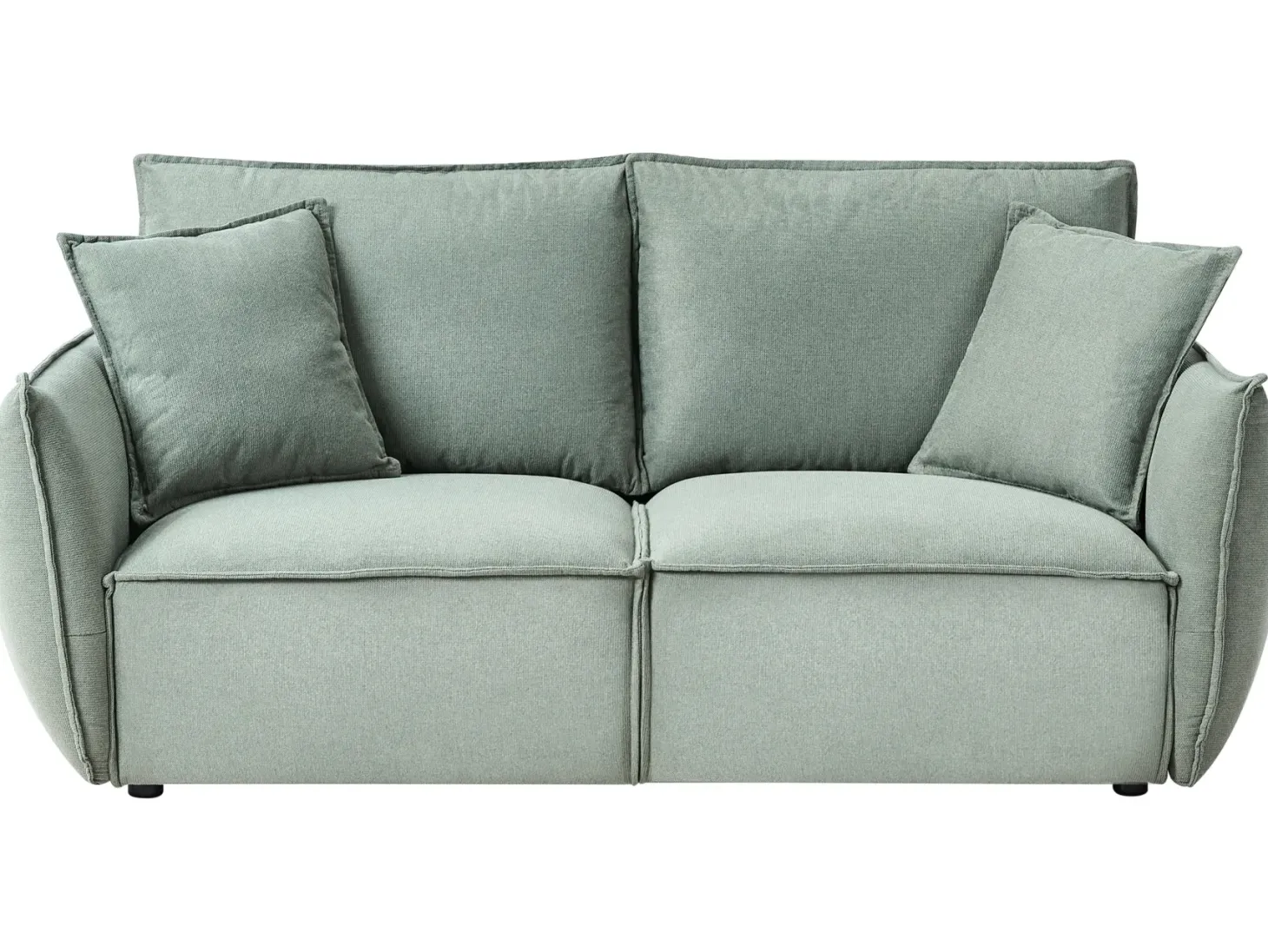 Sofa 3 personers KUNES Lysegrøn