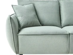 Sofa 3 personers KUNES Lysegrøn