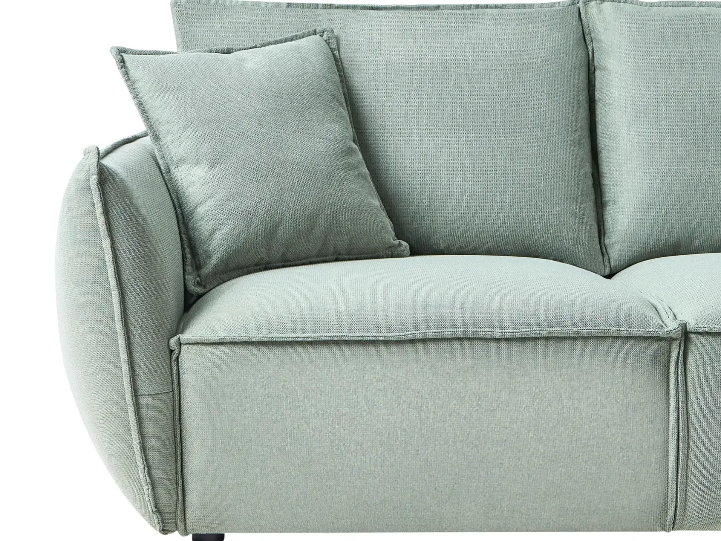 Sofa 3 personers KUNES Lysegrøn