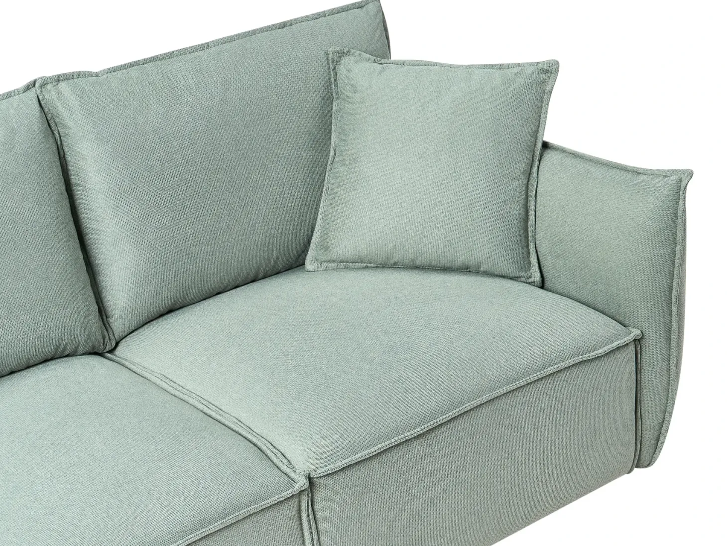 Sofa 3 personers KUNES Lysegrøn