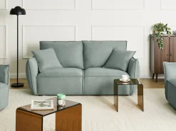Sofa 3 personers KUNES Lysegrøn
