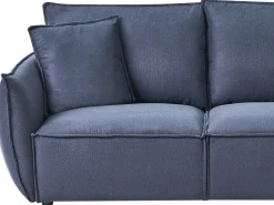 Sofa 3 personers KUNES Mørkeblå