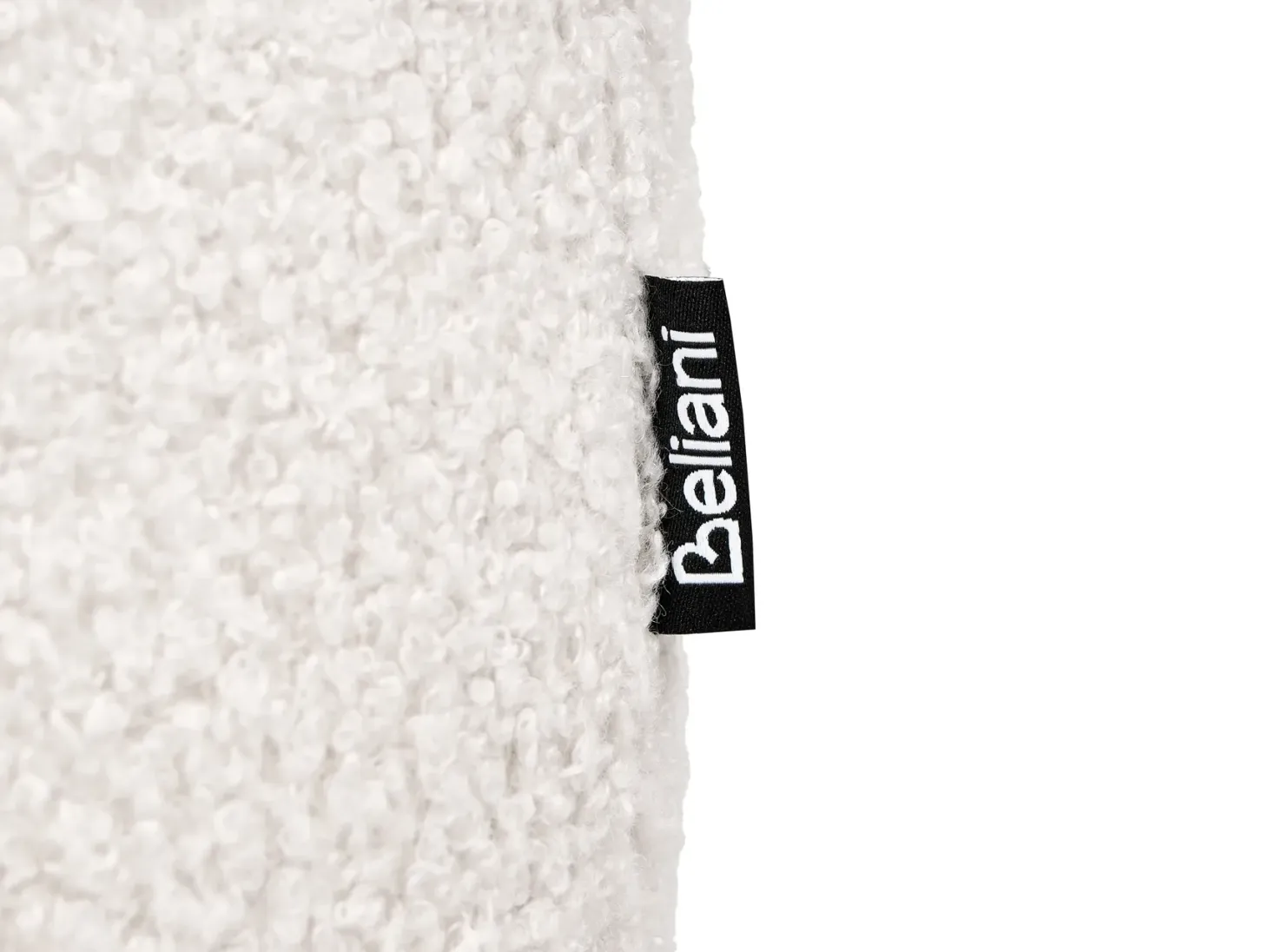 Sofa 3 personers LAERDAL Boucle Cremehvid