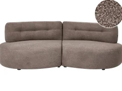 Sofa 3 personers LAERDAL Boucle Brungrå