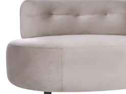Sofa 3 personers LAERDAL Velour Brungrå