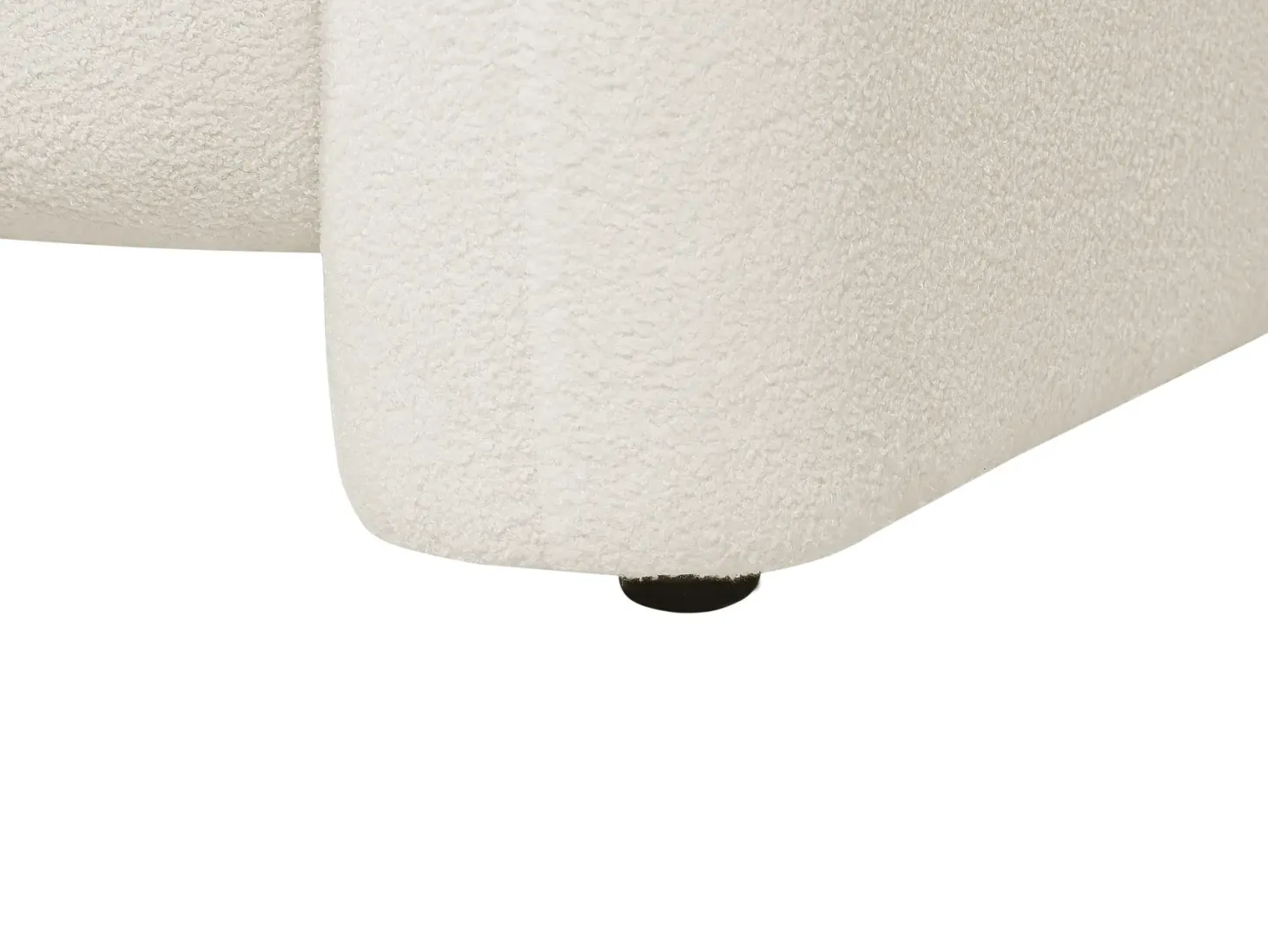 Sofa 3 personers LEIREN Boucle Hvid