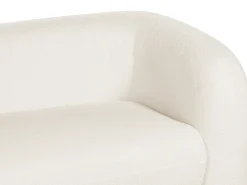 Sofa 3 personers LEIREN Boucle Hvid