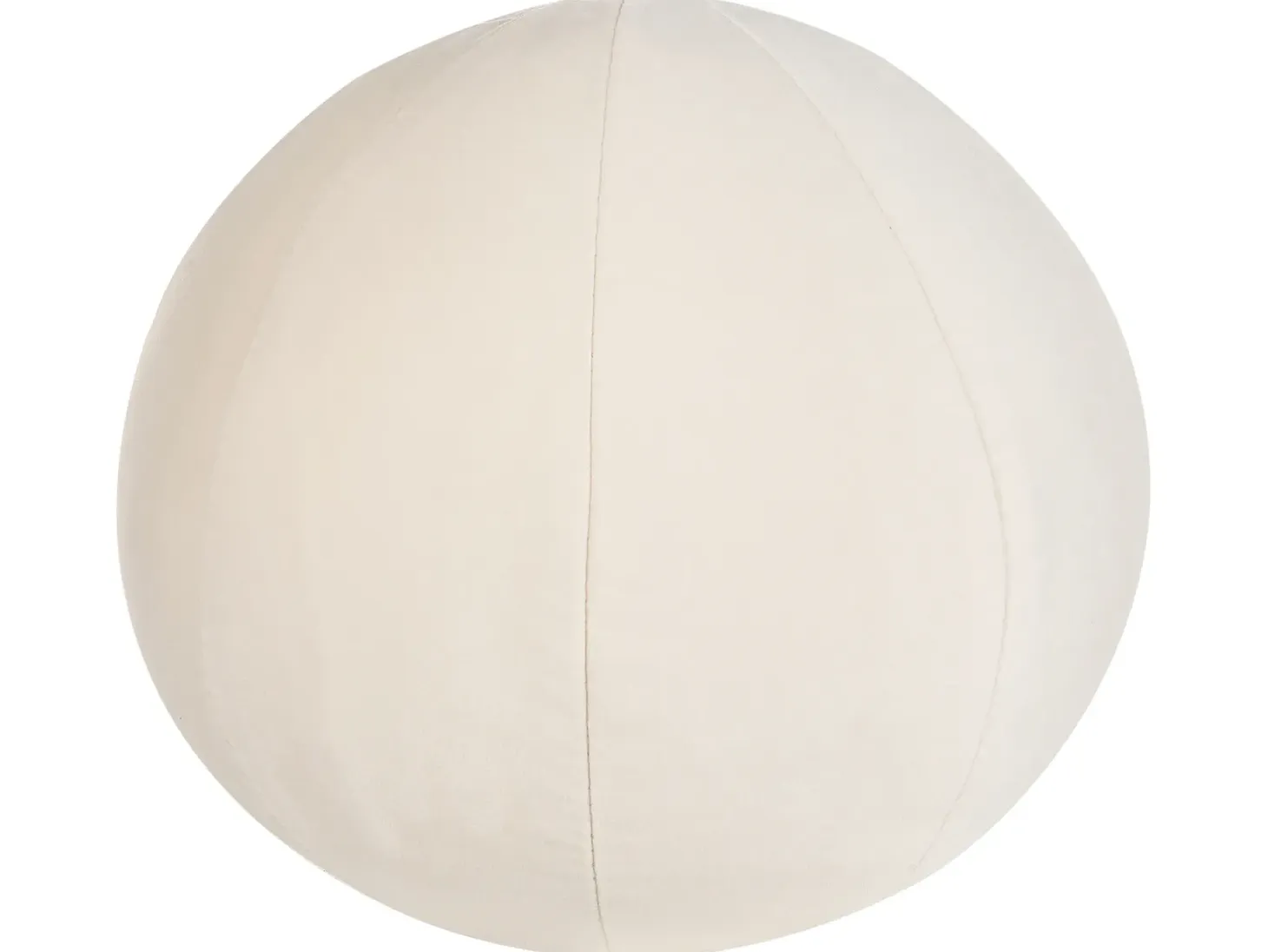 Sofa 3 personers LEIREN Velour Cremehvid