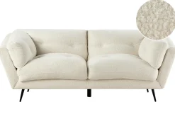 Sofa 3 personers LENVIK Boucle Hvid