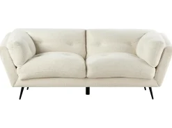 Sofa 3 personers LENVIK Boucle Hvid