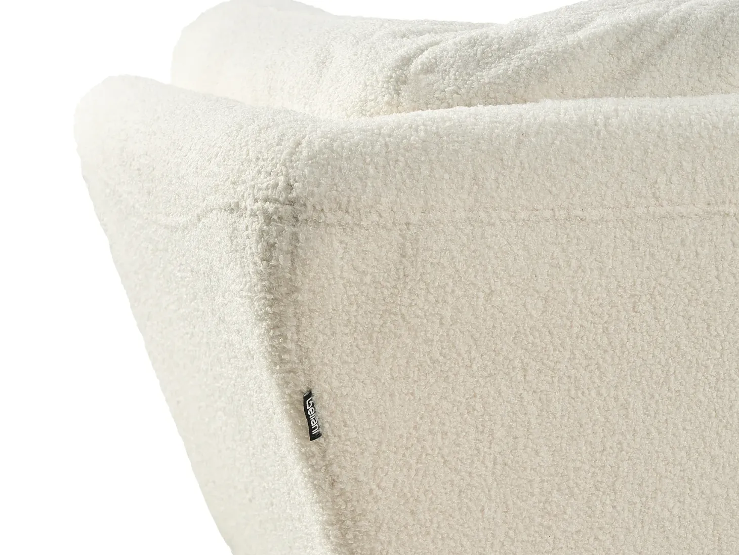 Sofa 3 personers LENVIK Boucle Hvid