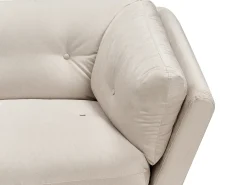 Sofa 3 personers LENVIK Velour Beige