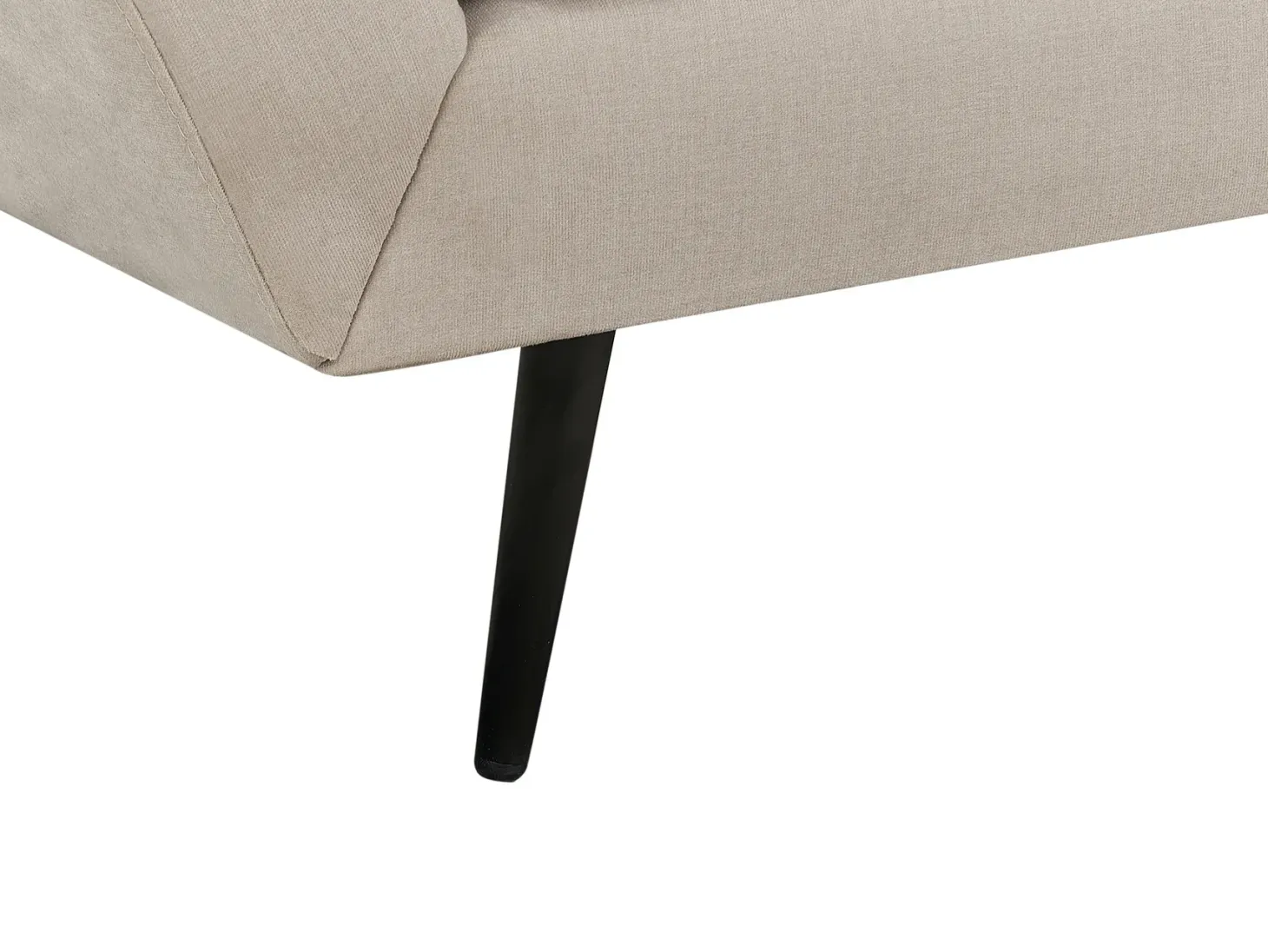Sofa 3 personers LENVIK Velour Beige